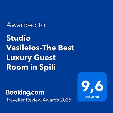 Studio Vasileios-The Best Luxury Guest Room In Spili Spílion Exterior foto
